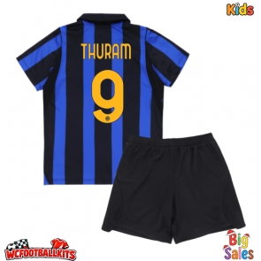 Inter Milan Marcus Thuram #9 Replica Home Stadium Kit for Kids 2026-27 Short Sleeve (+ pants)